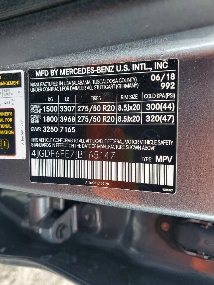 2018 Mercedes-Benz Gls 450 4matic