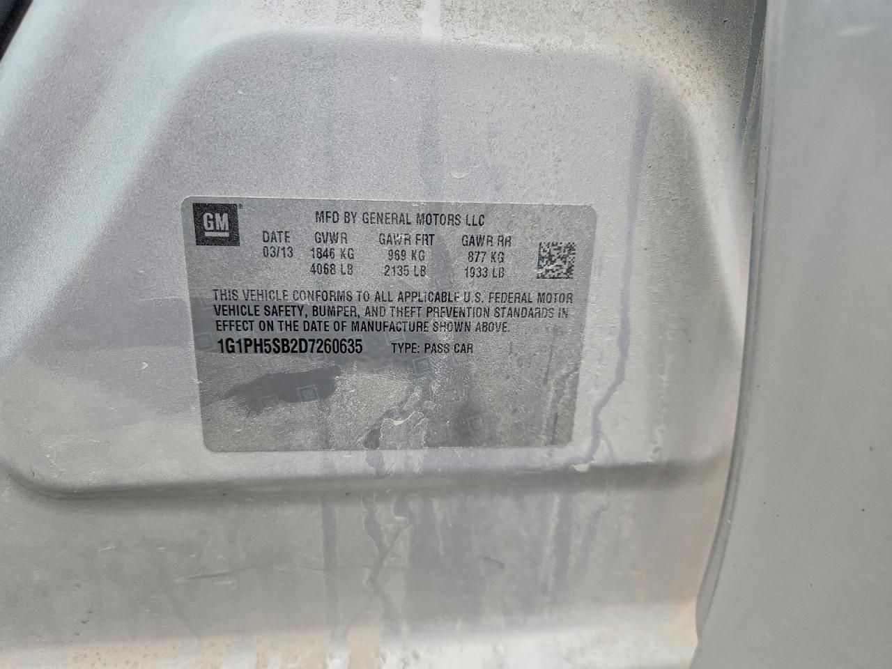 2013 Chevrolet Cruze eco