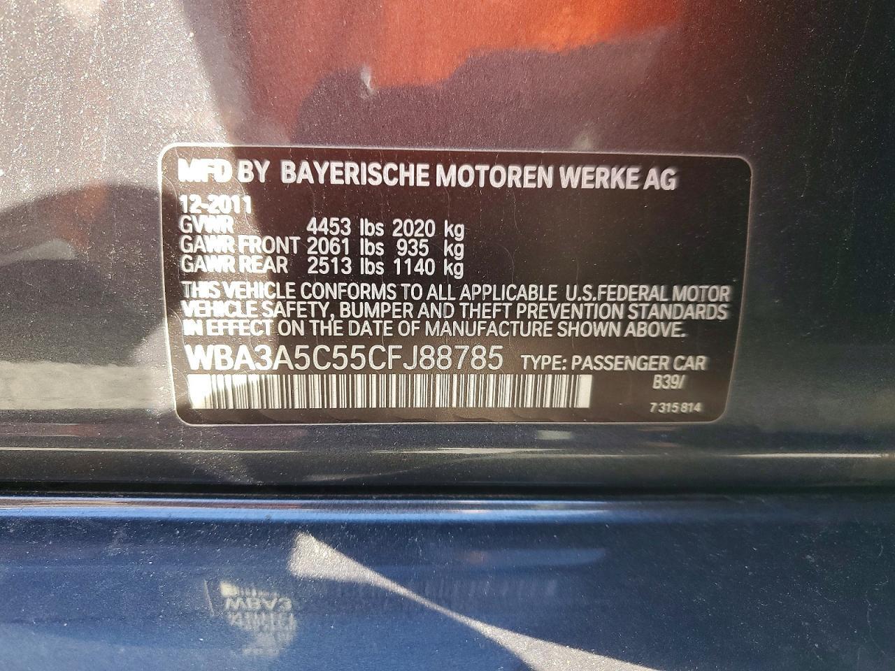 2012 BMW 328 i