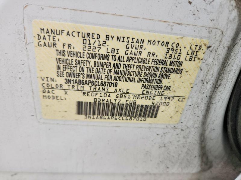 2012 Nissan Sentra 2.0