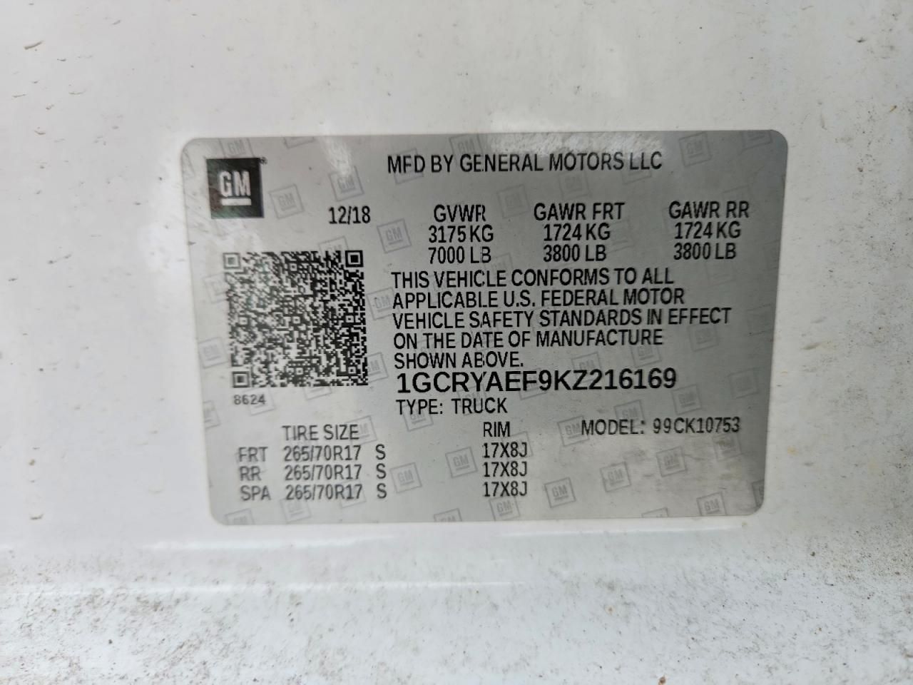 2019 Chevrolet Silverado K1500