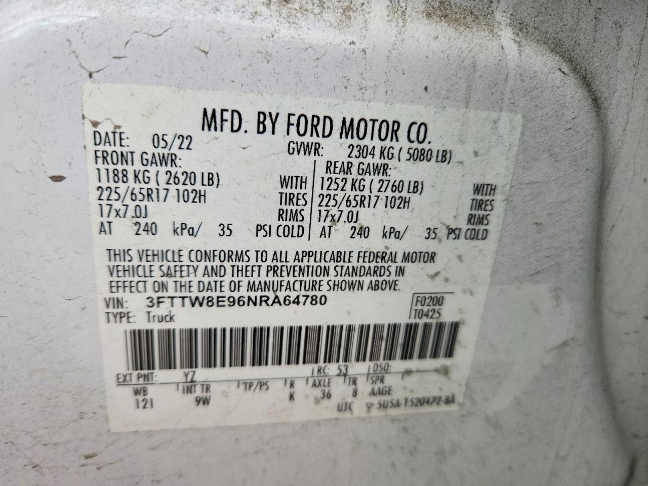 2022 Ford Maverick XL