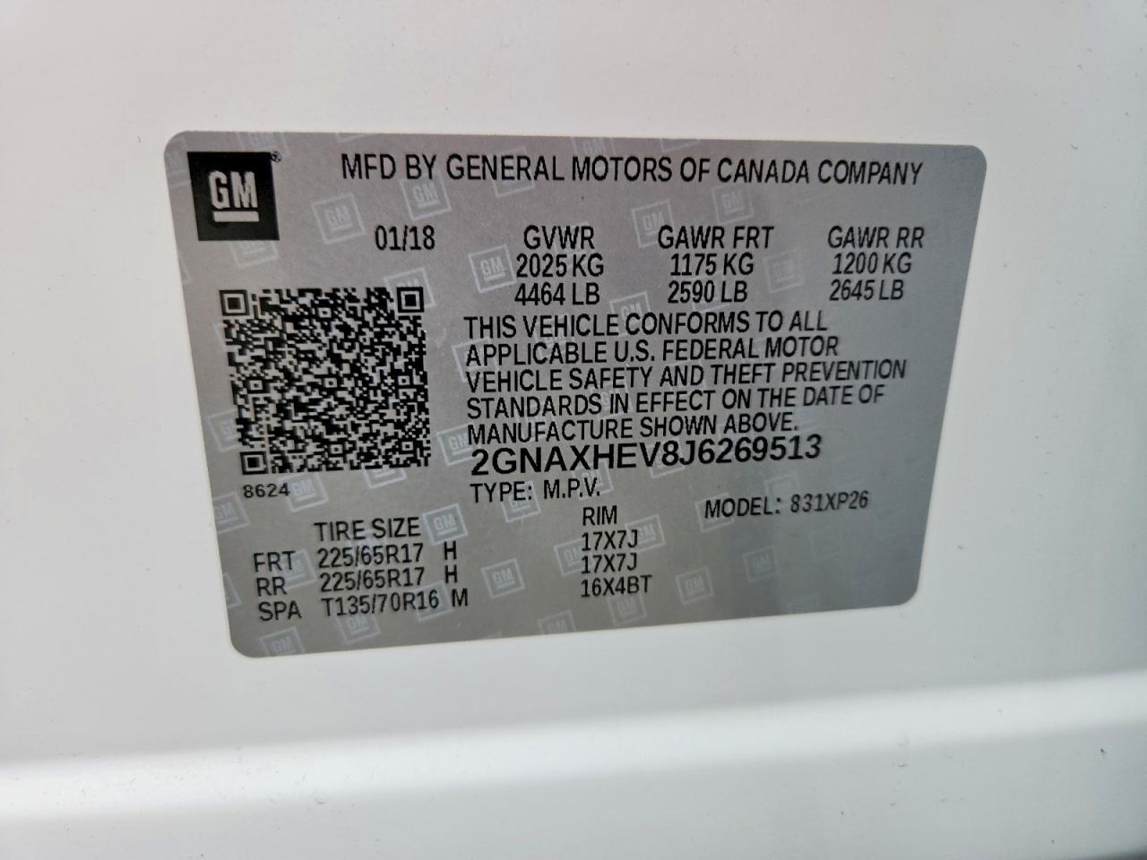 2018 Chevrolet Equinox ls