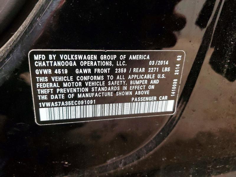 2014 Volkswagen Passat s