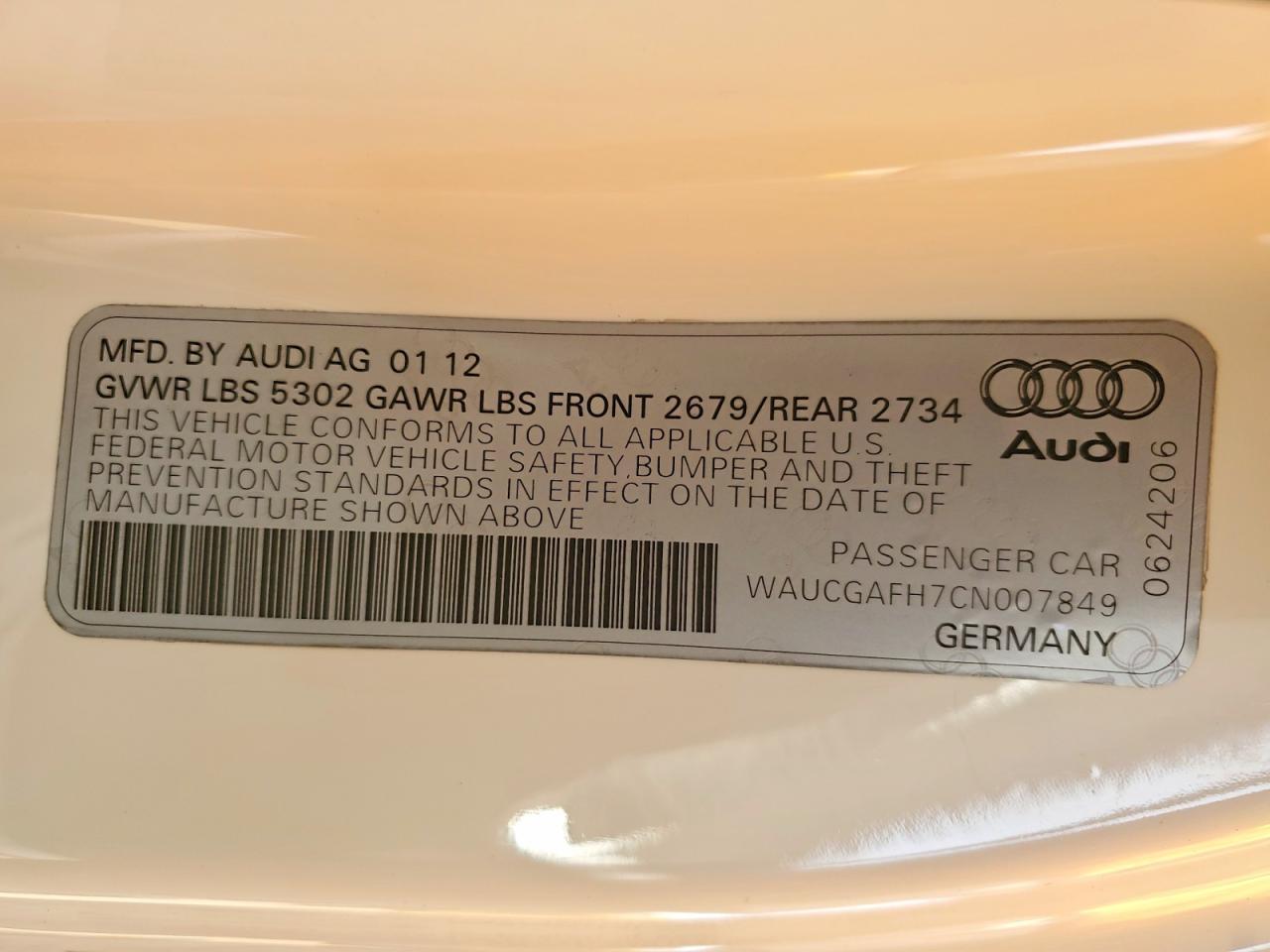 2012 Audi S5 Premium Plus