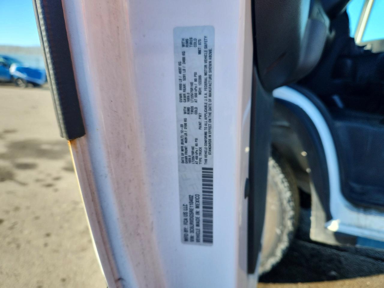2024 Dodge RAM Promaster 2500 Utility / Service Van