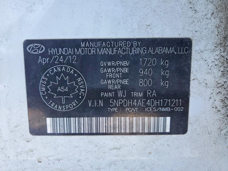 2013 Hyundai Elantra gls