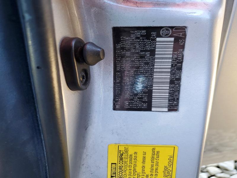 2012 Toyota Corolla Base