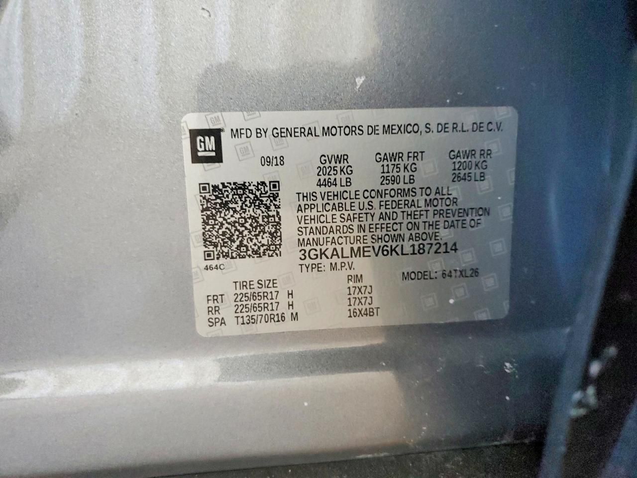 2019 GMC Terrain sle