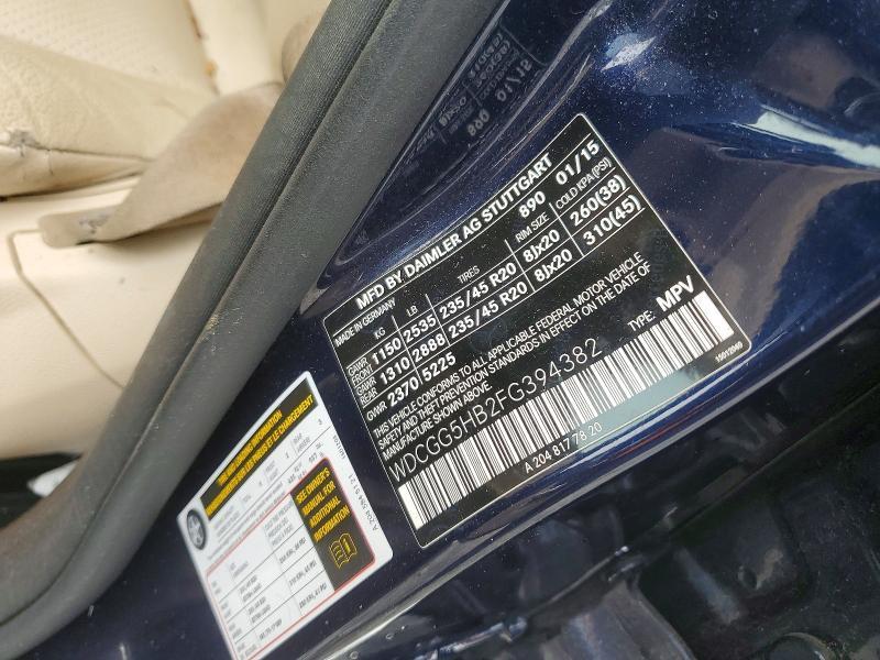 2015 Mercedes-Benz Glk 350