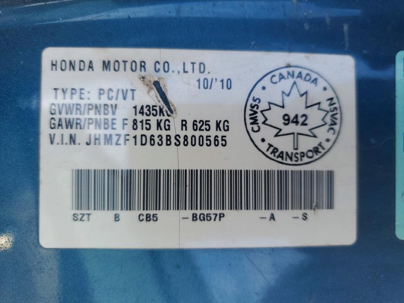 2011 Honda Cr-z ex