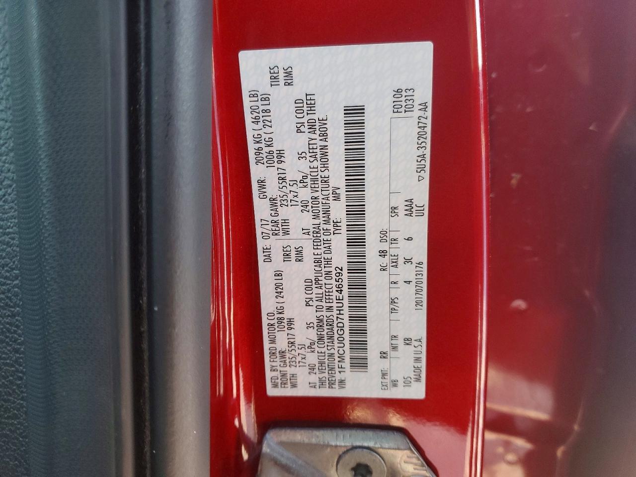 2017 Ford Escape se