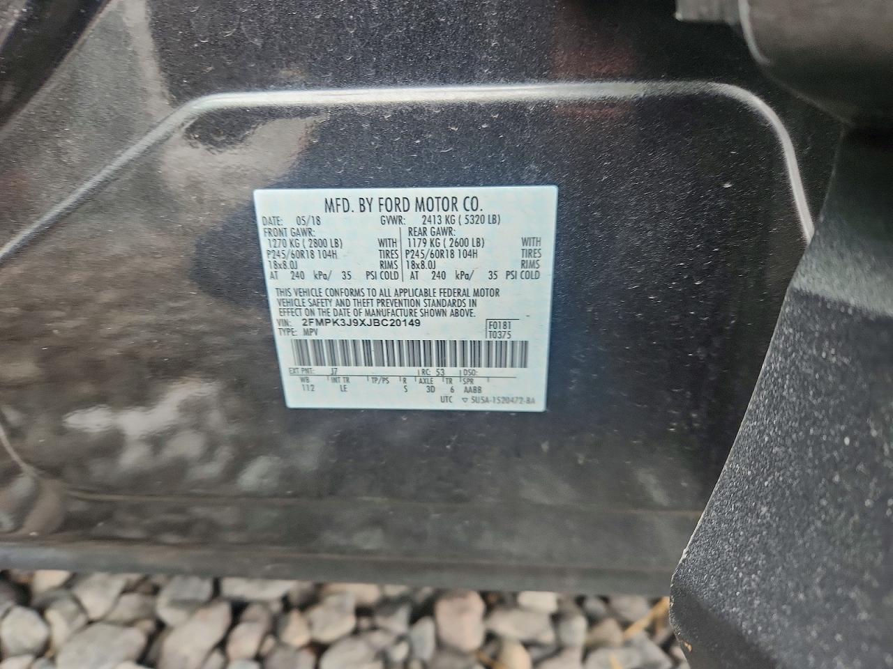 2018 Ford Edge sel
