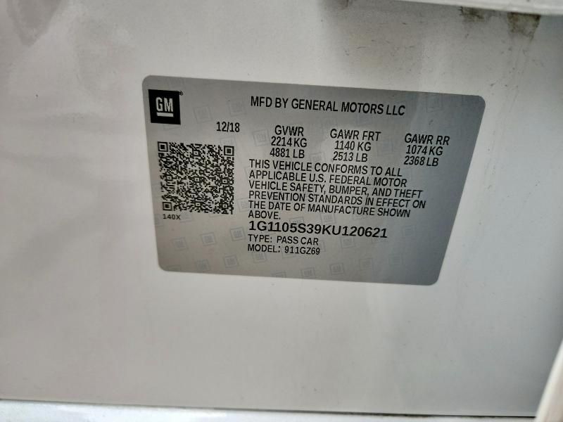 2019 Chevrolet Impala Premier