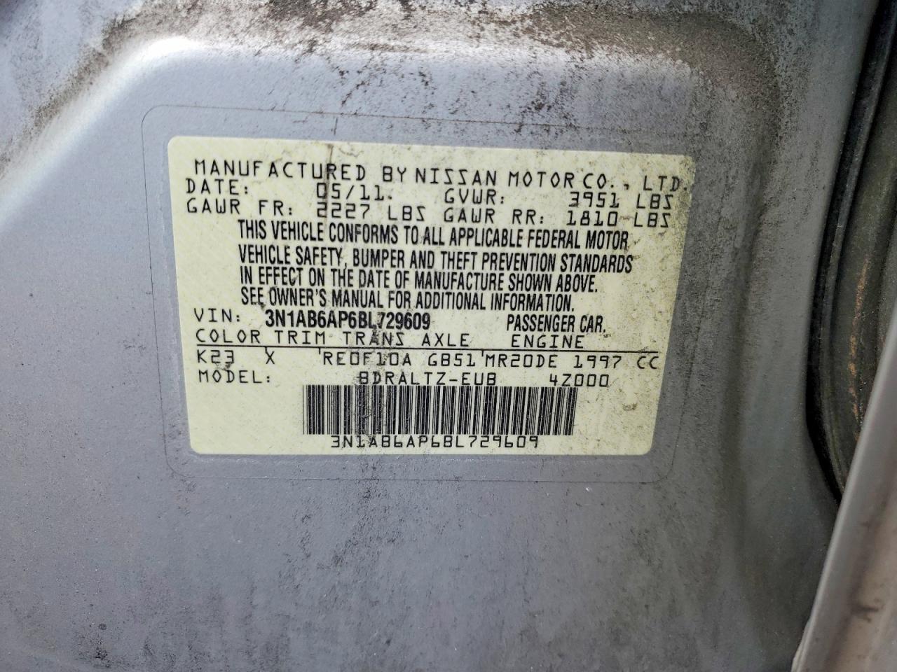 2011 Nissan Sentra 2.0