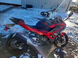 Salvage motorcycles for sale at Waldorf, MD auction: 2025 Kawasaki EX500