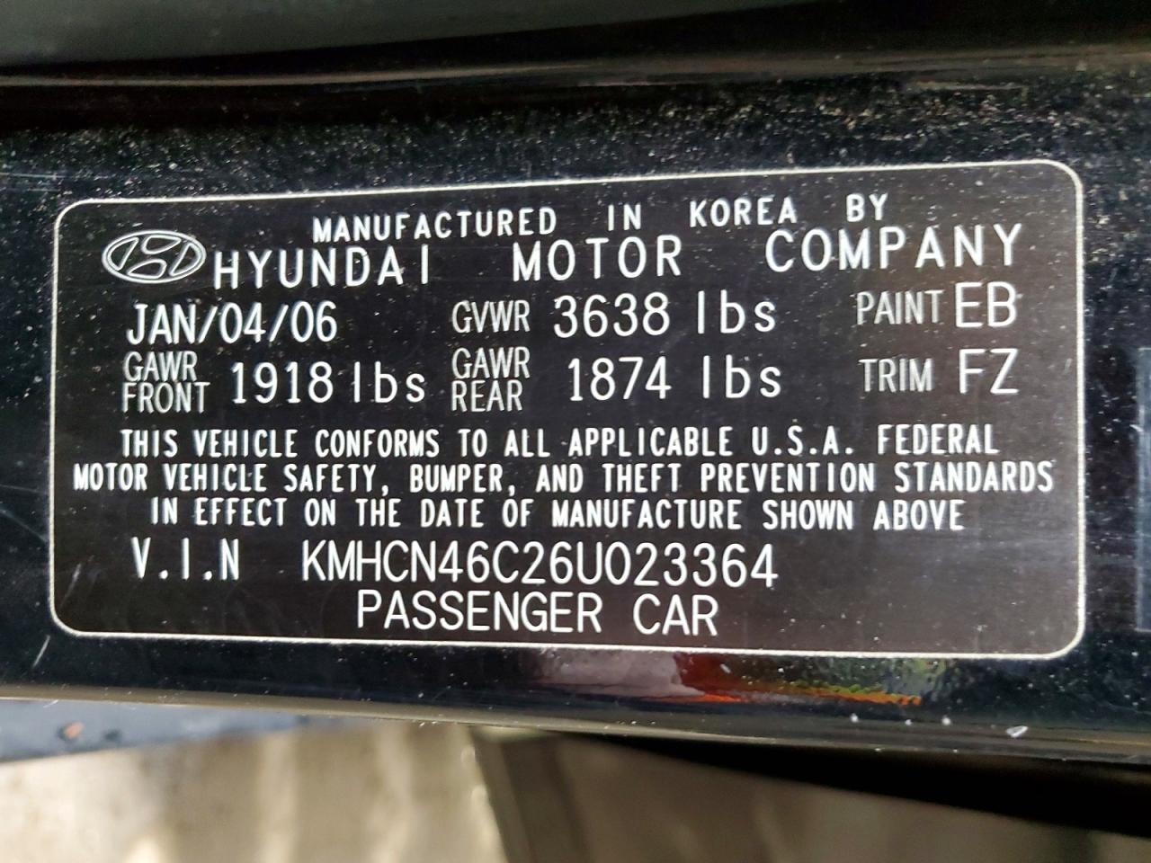 2006 Hyundai Accent gls