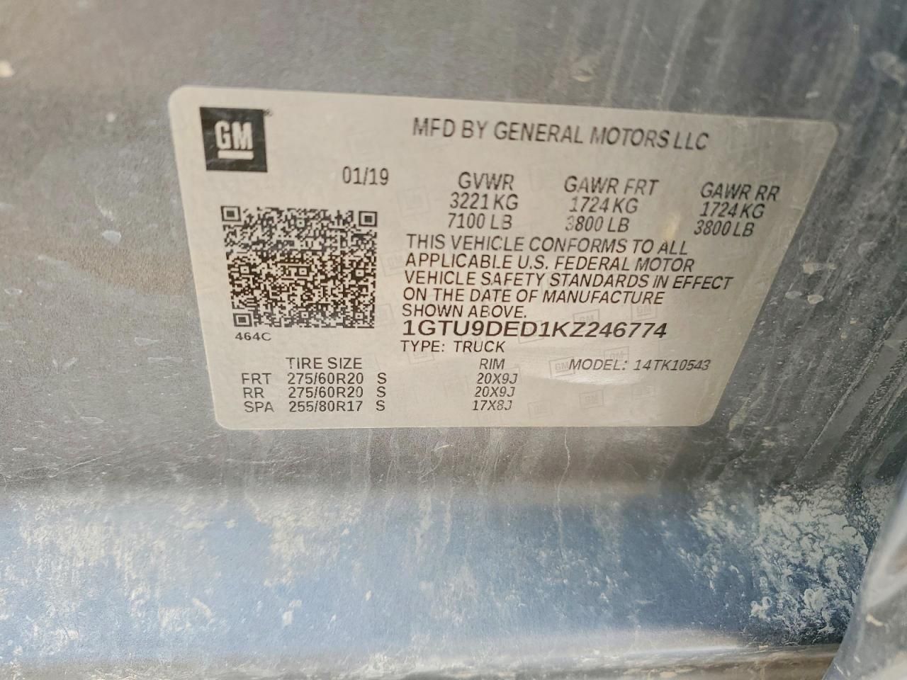 2019 GMC Sierra K1500 slt