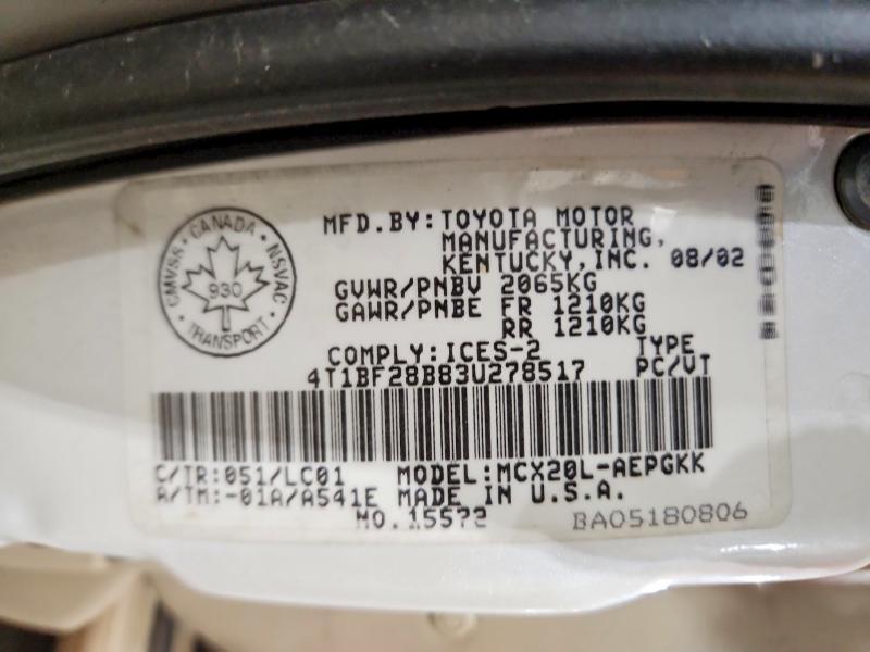2003 Toyota Avalon xl