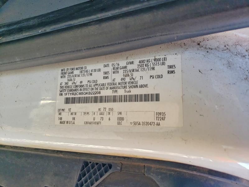 2016 Ford Transit Cargo Van T