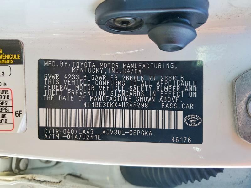 2004 Toyota Camry xle