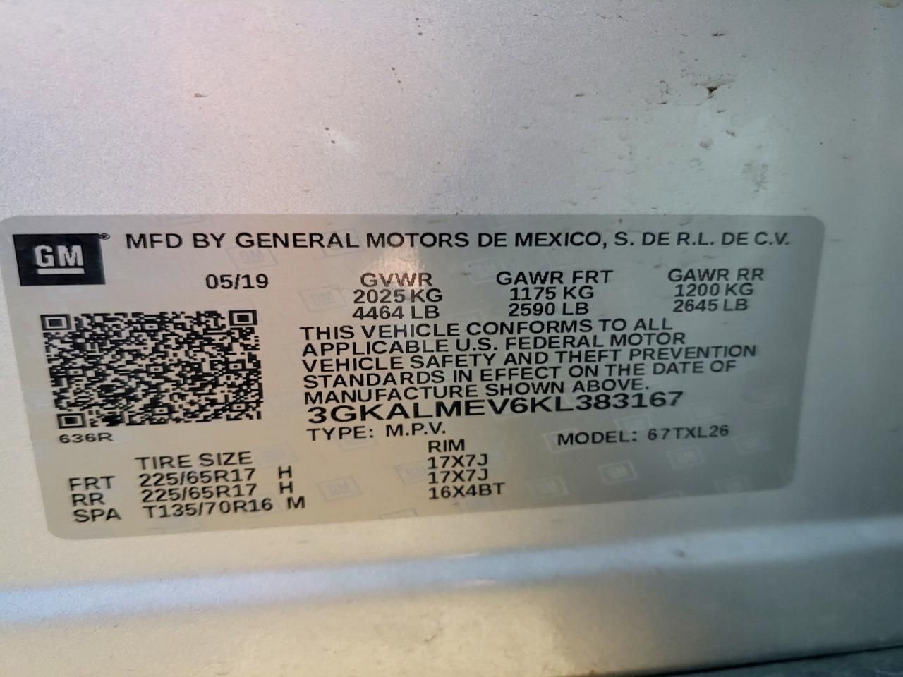 2019 GMC Terrain sle