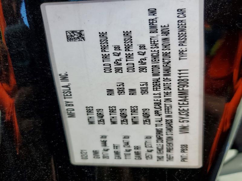 2021 Tesla Model 3