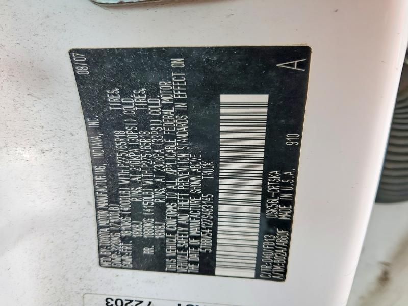 2007 Toyota Tundra Double cab SR5