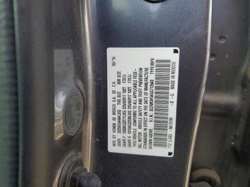 2016 Honda Cr-v ex