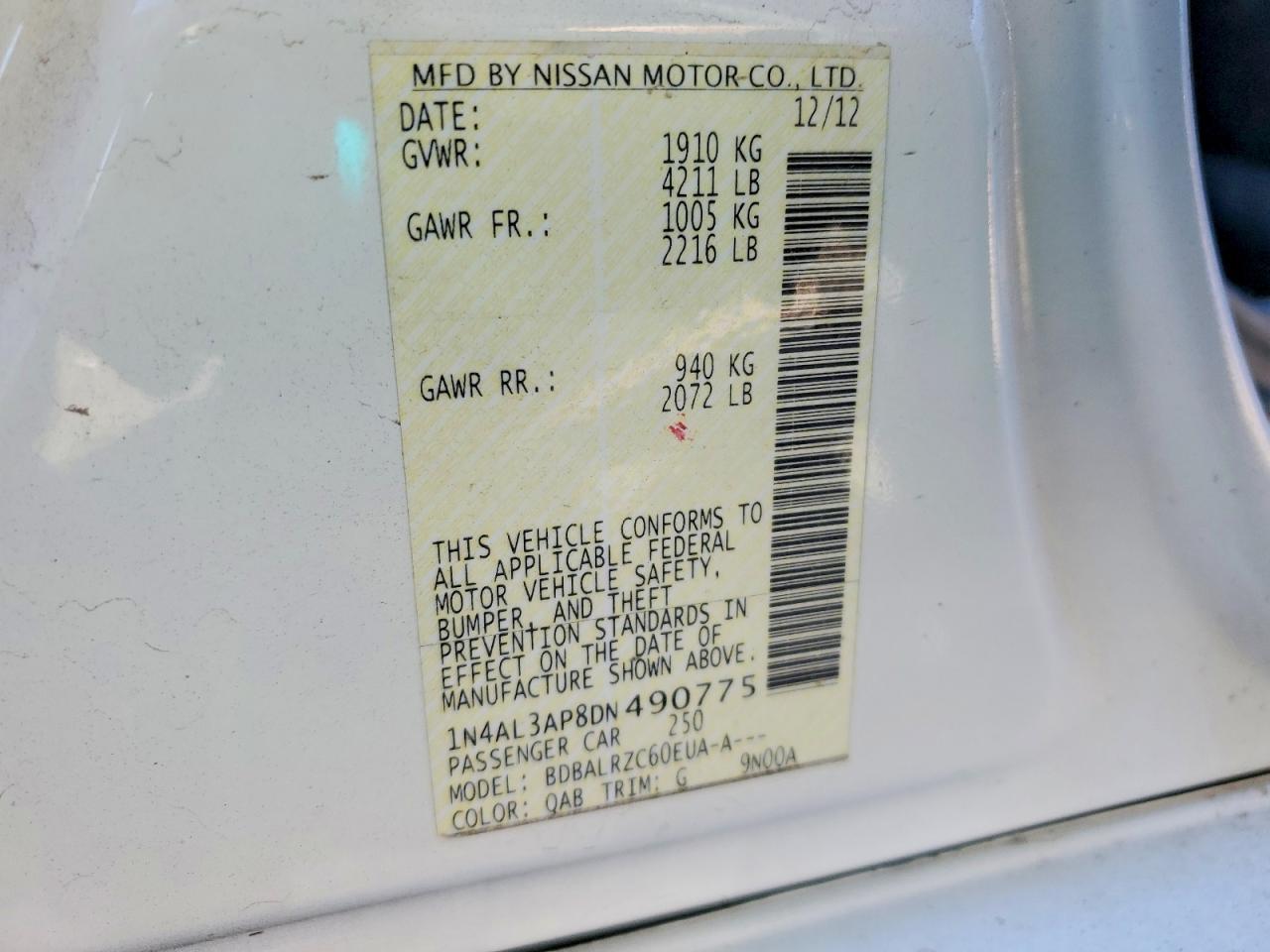 2013 Nissan Altima 2.5