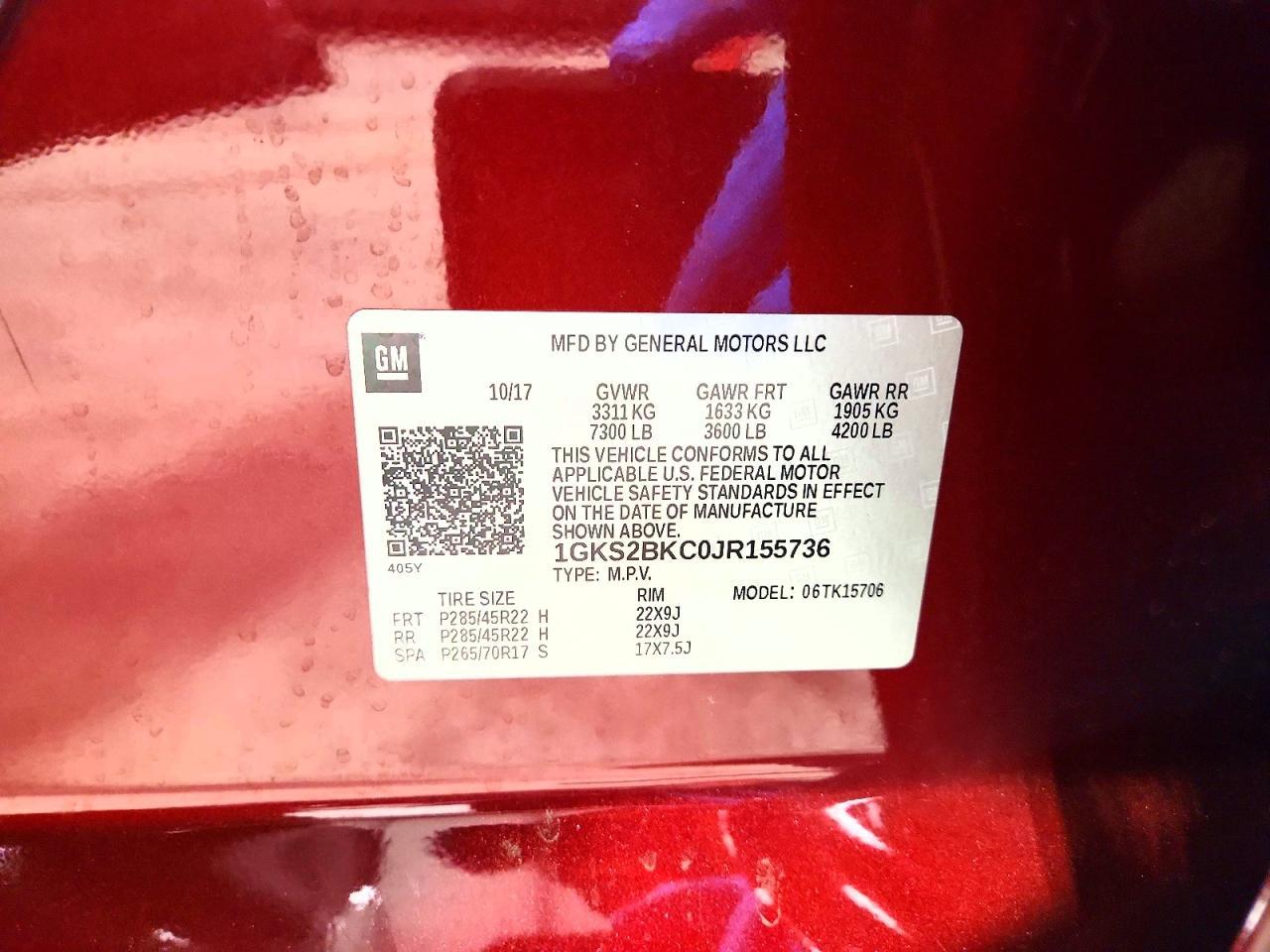 2018 GMC Yukon slt