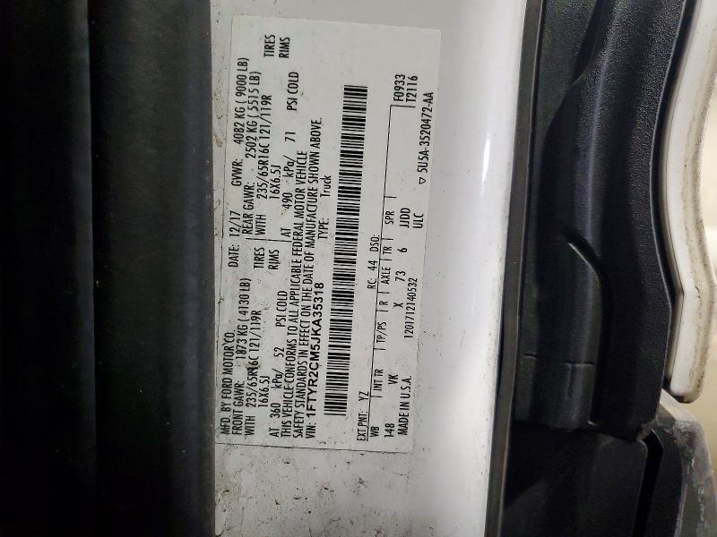 2018 Ford Transit 250 Utility / Service van