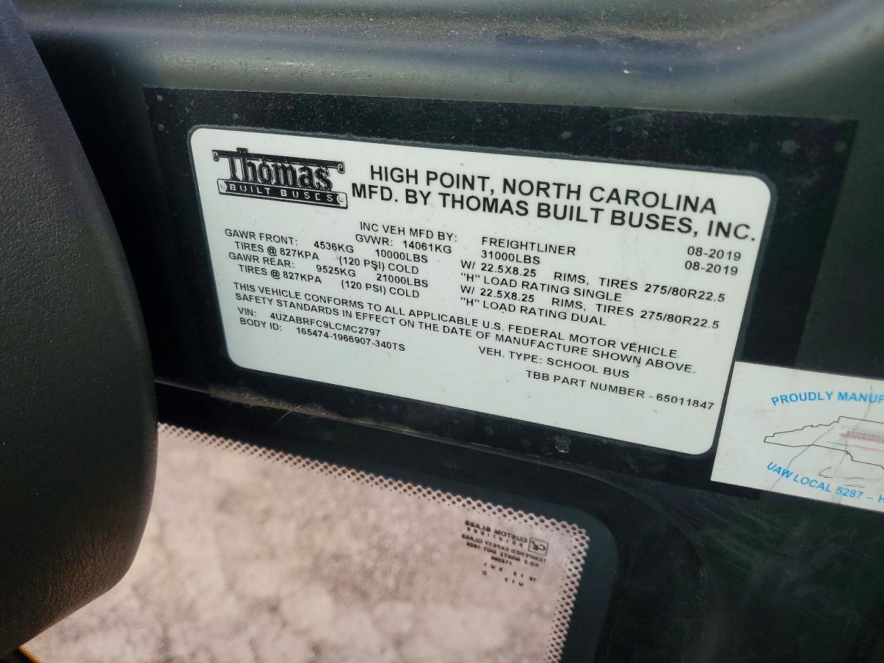 2020 Freightliner Chassis B2B