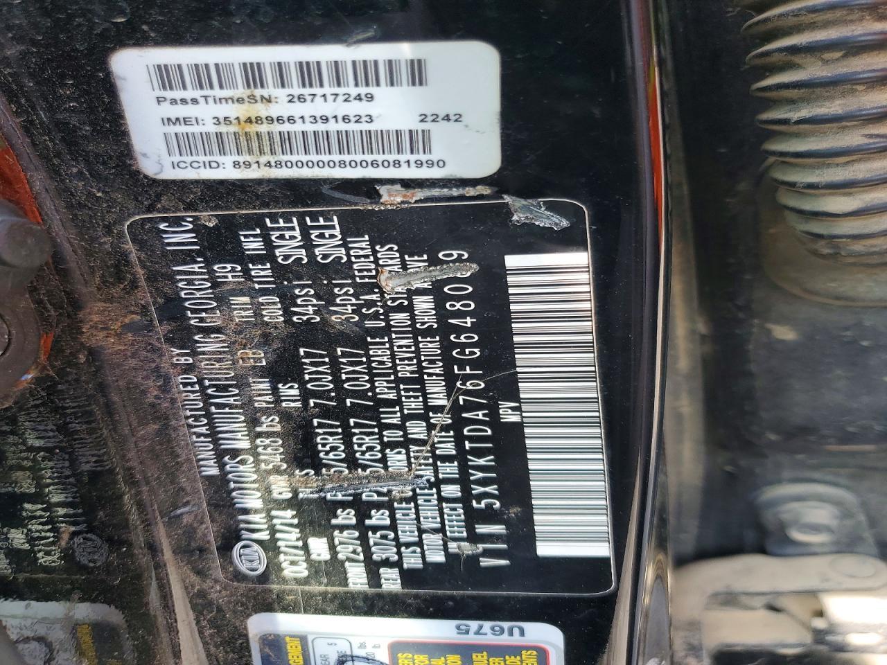 2015 KIA Sorento lx