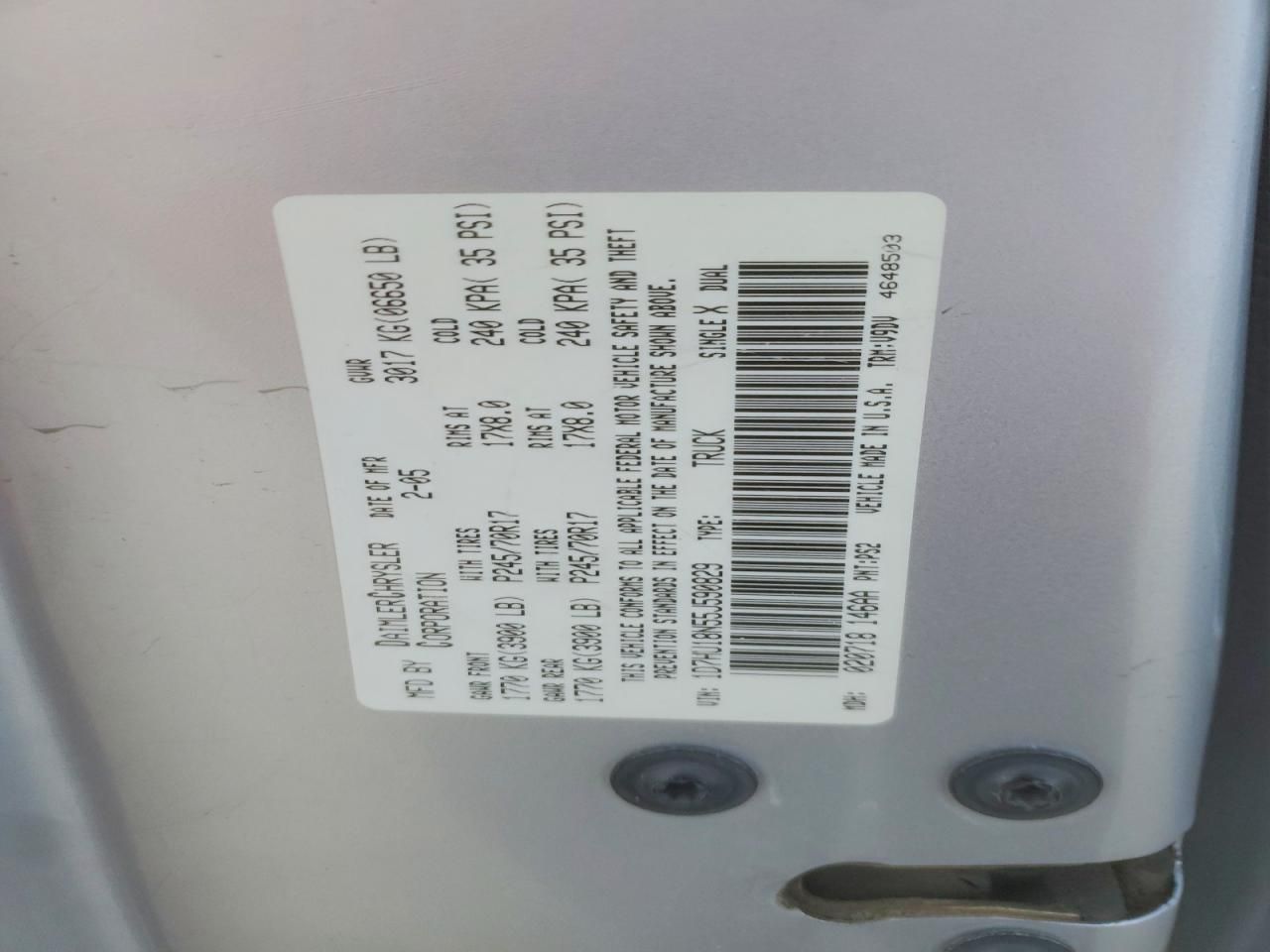 2005 Dodge Ram 1500 st