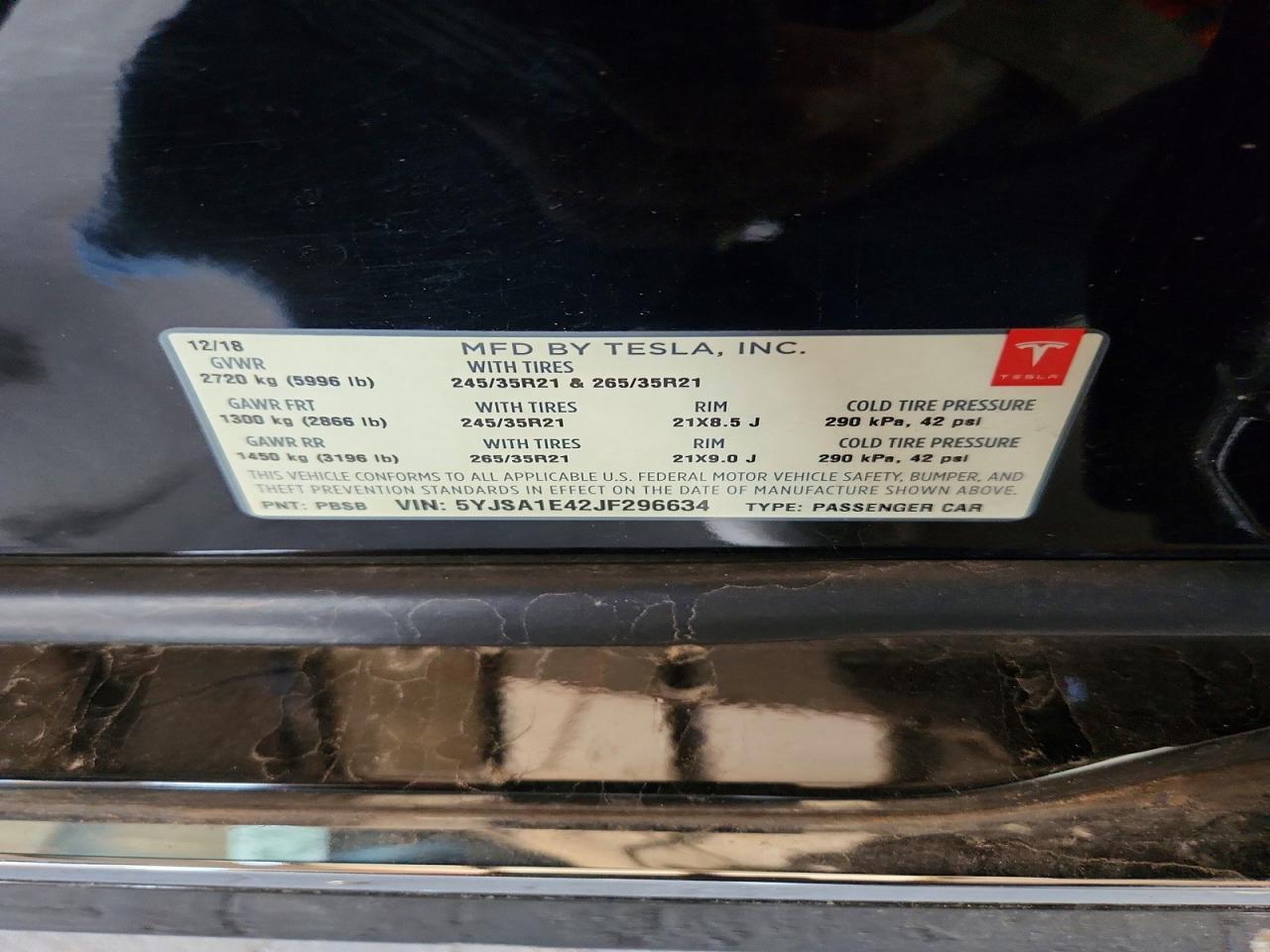 2018 Tesla Model s