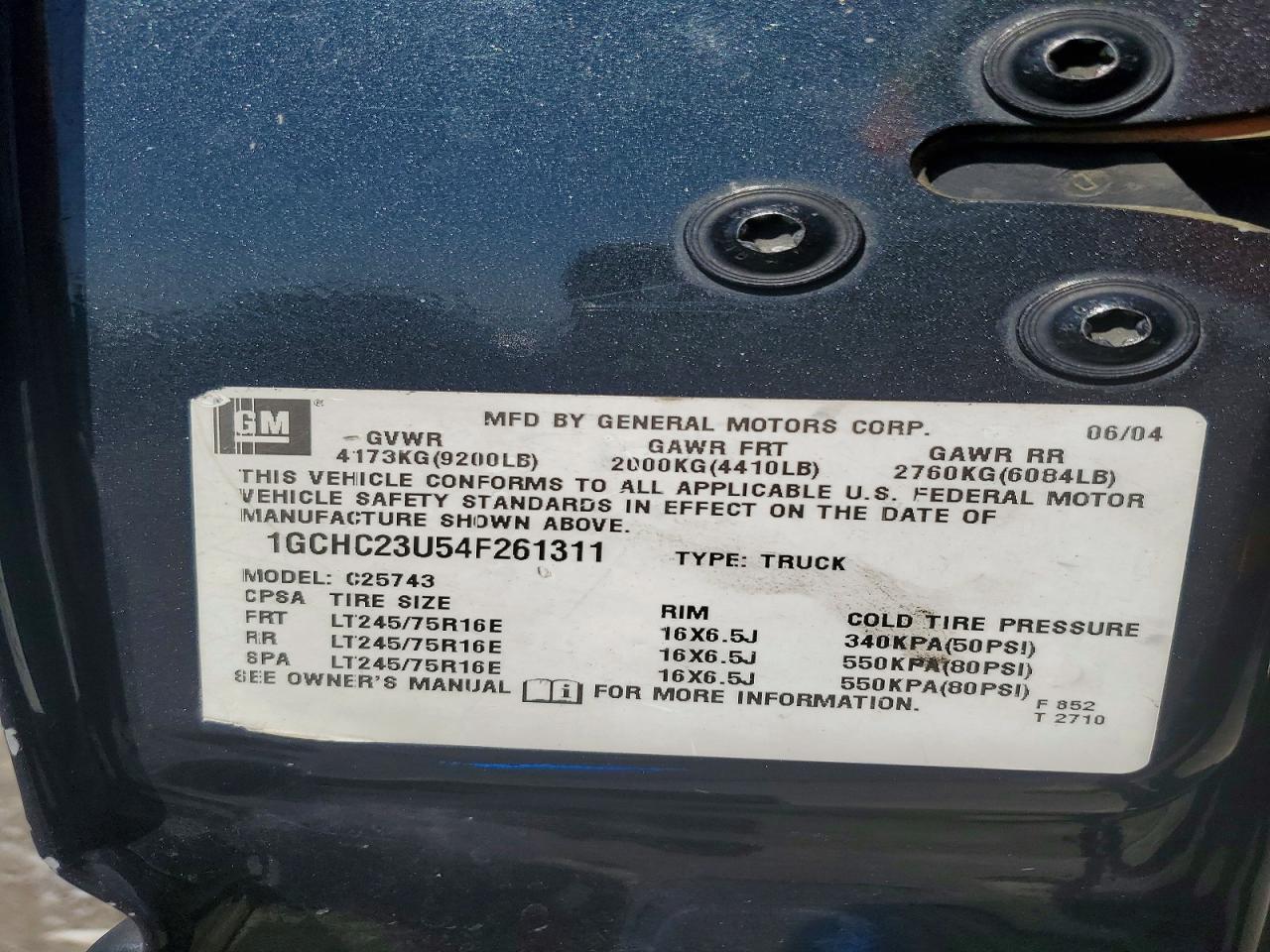 2004 Chevrolet Silverado C2500 Heavy Duty
