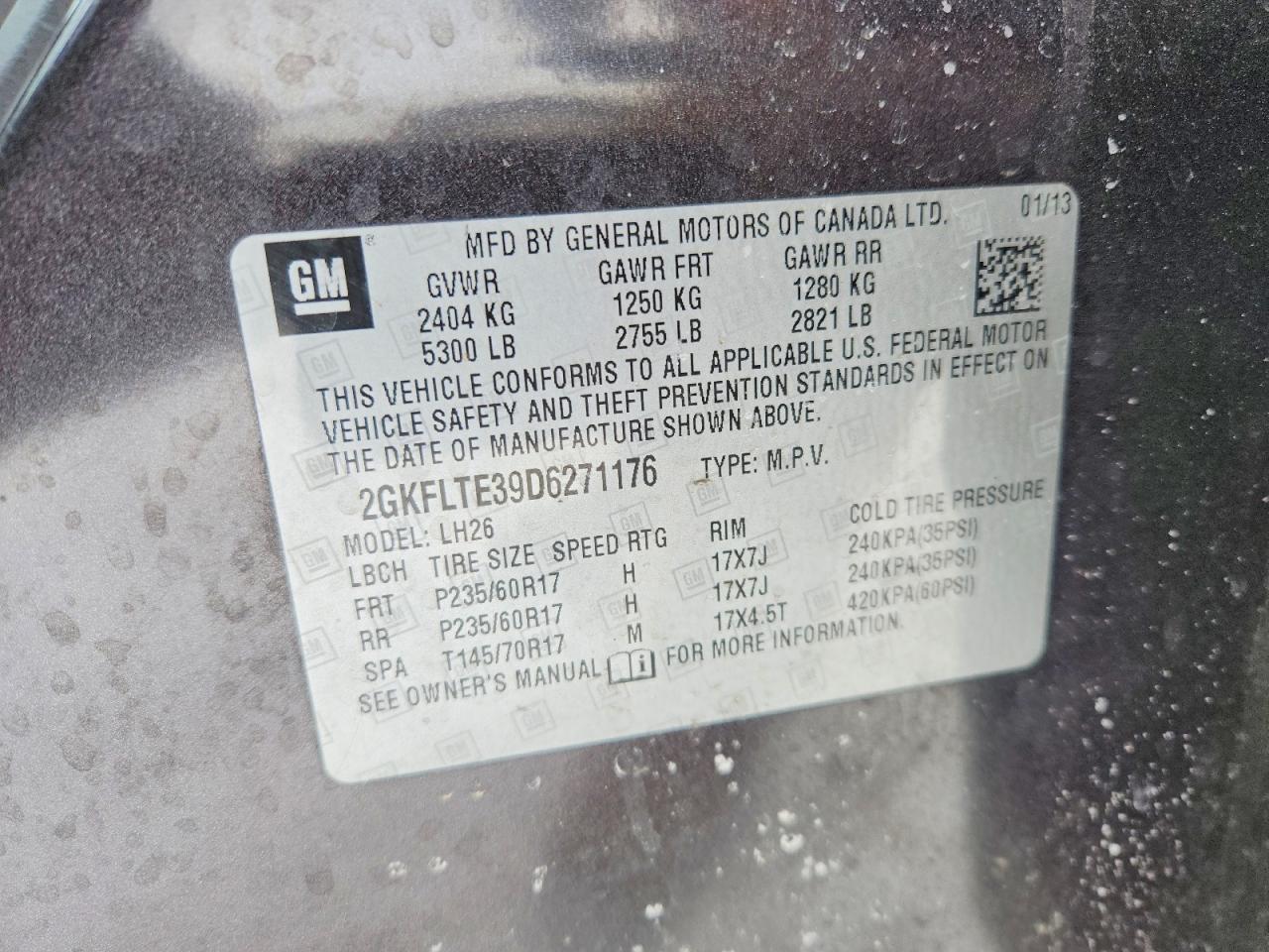 2013 GMC Terrain sle