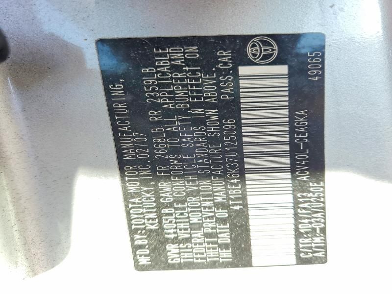 2007 Toyota Camry ce