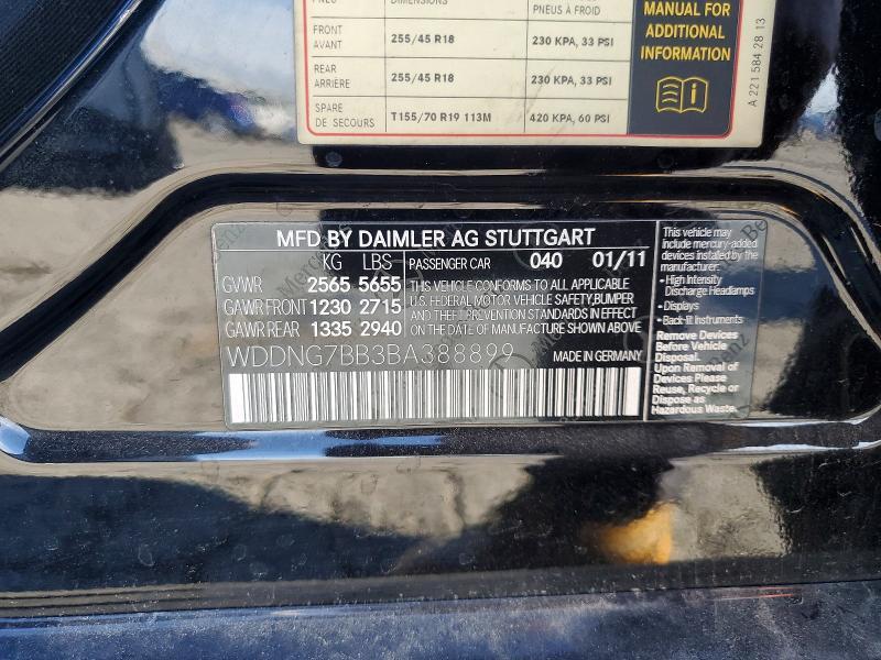 2011 Mercedes-Benz S 550