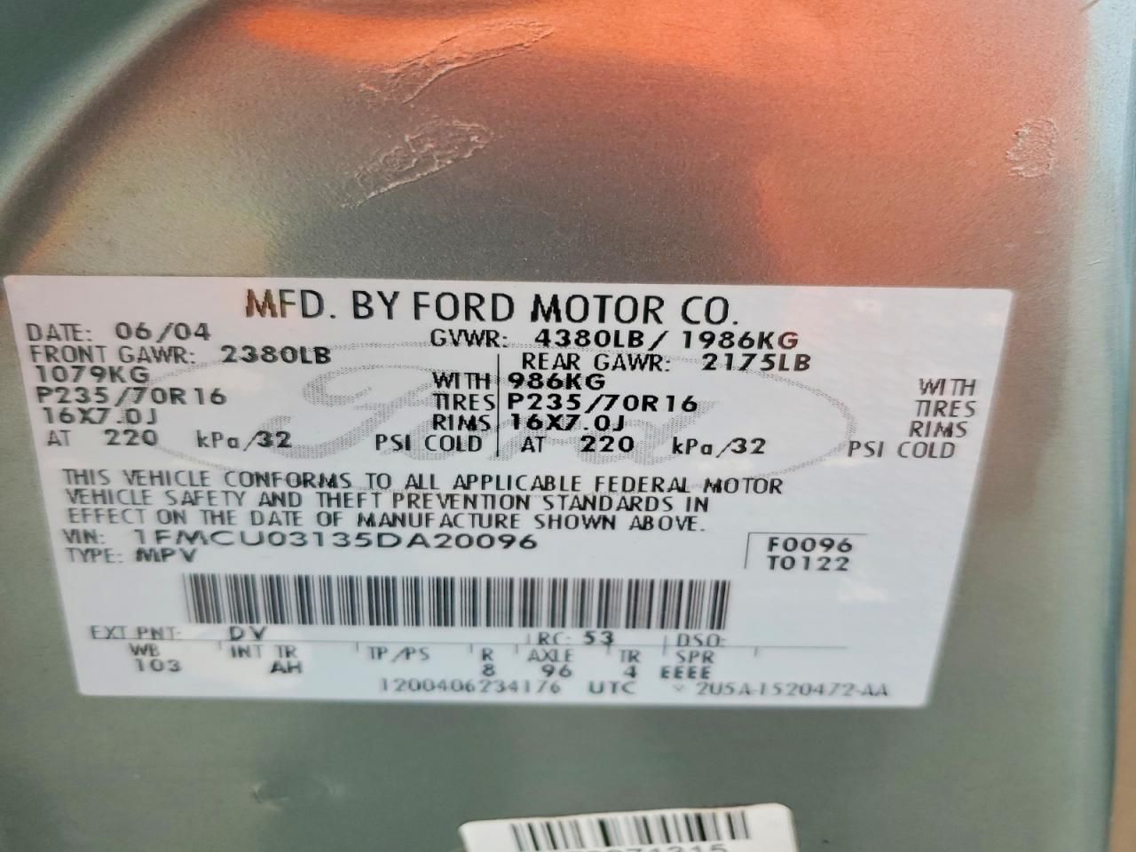 2005 Ford Escape xlt