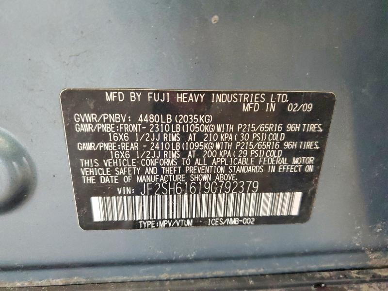 2009 Subaru Forester 2.5x