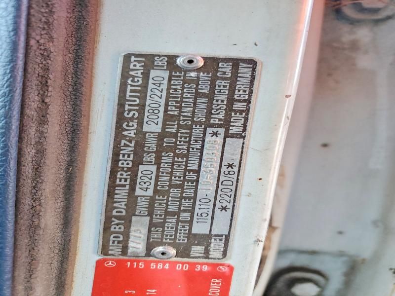 1973 Mercedes-Benz 1973 Mercedes Benz 220 se