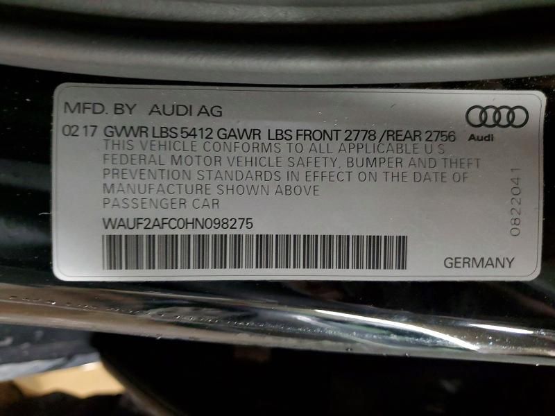 2017 Audi A6 Premium Plus