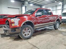 Salvage trucks for sale at Ham Lake, MN auction: 2016 Ford F150 Supercrew