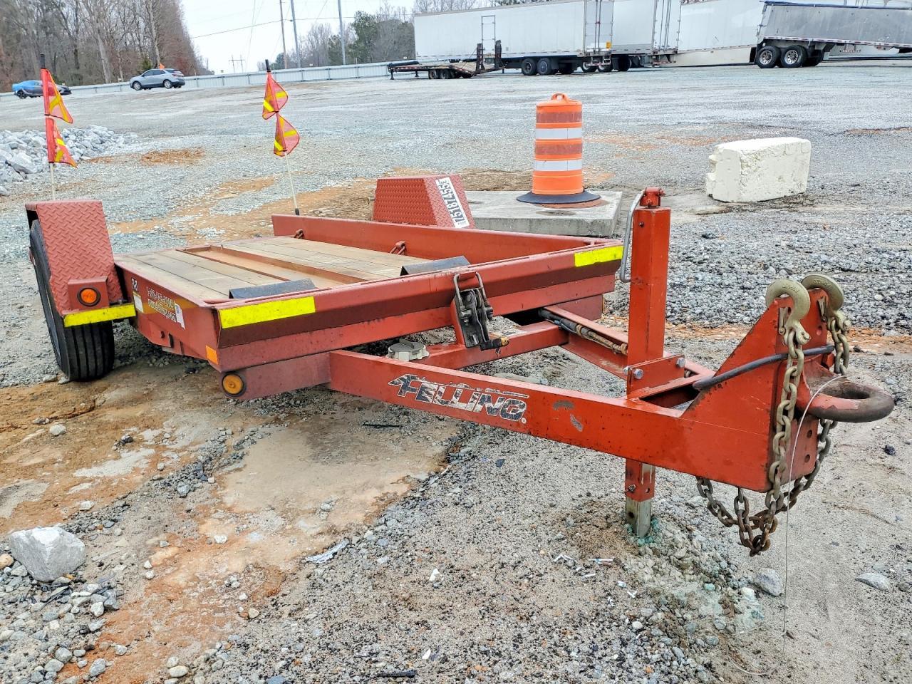 2015 Felling FT-6-T-1 Tilt Deck Equipment Trailer