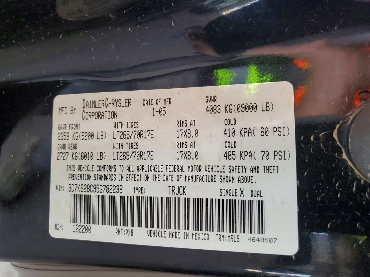 2005 Dodge RAM 2500 ST