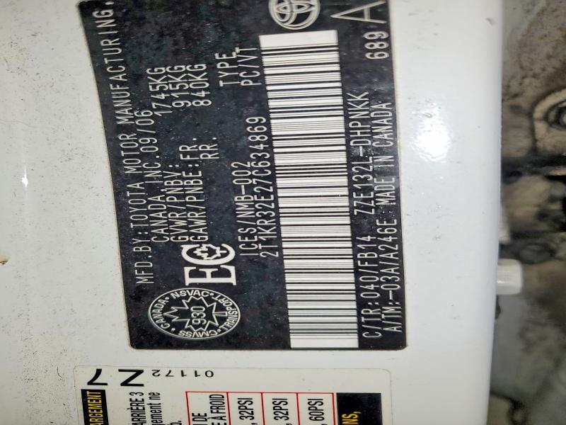 2007 Toyota Corolla Matrix xr