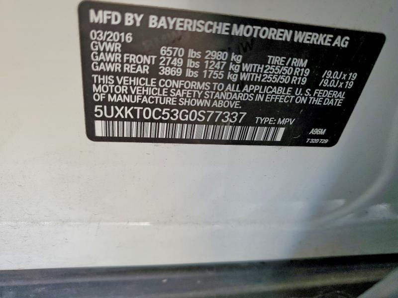 2016 BMW X5 Xdrive4