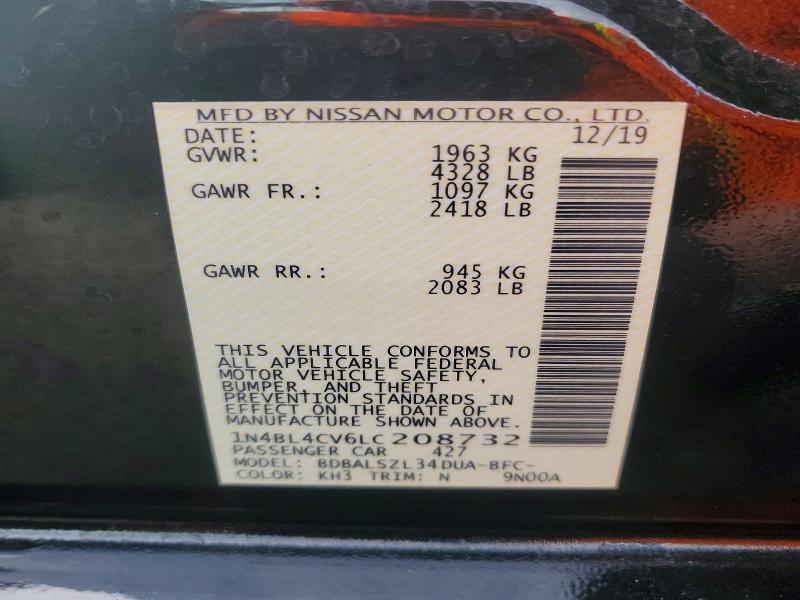2020 Nissan Altima sr